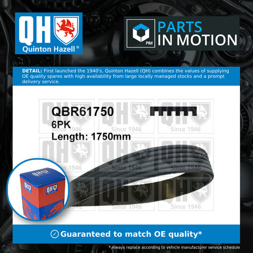 Rib multi drive belt - 6,