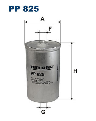 Filtron 825 fuel filter - fuel, for