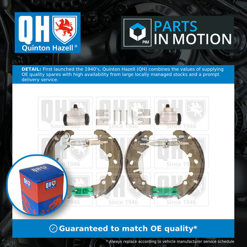 Brake shoes set bs1116k1 - shoes,