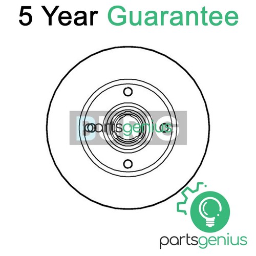 Genius rear brake disc - brake, vw