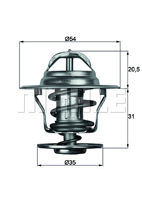 Thermostat coolant mahle - coolant, tx