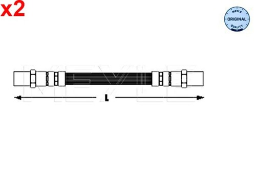 Brake hose meyle fits - fits, audi