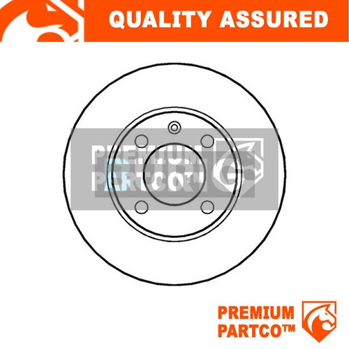 Premium front brake disc - premium,