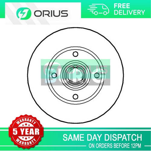 Brake disc rear orius - brake, vw