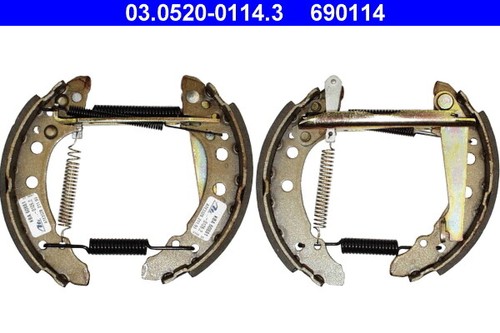 Brake shoe set - shoe, ate