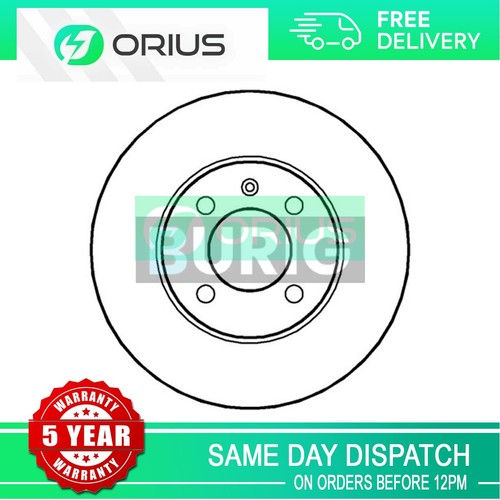 Brake disc front orius - front, fits