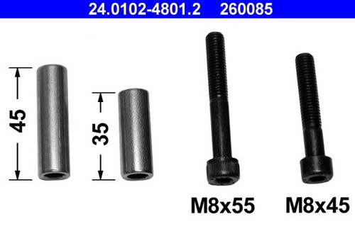 Guide sleeve kit brake - kit,,